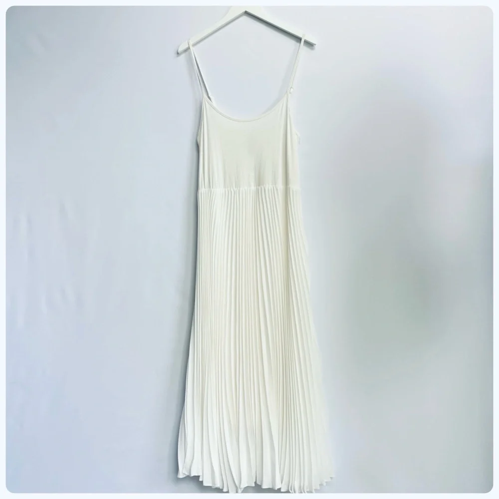 NWT Anthropologie Twofer Shirt Pleated Pull Over DRESS ONLY, L Petite - Picture 6 of 14